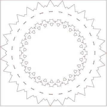 Minimal Red Simple Multi Use Outline Vector Elements with Clean Line Art Stock Illustration