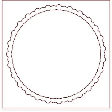 Minimal Red Simple Multi Use Outline Vector Elements with Clean Line Art 库存插图