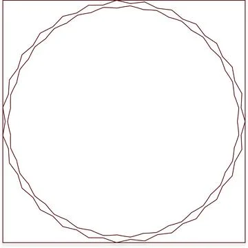 Minimal Red Simple Multi Use Outline Vector Elements with Clean Line Art Illustrazione stock