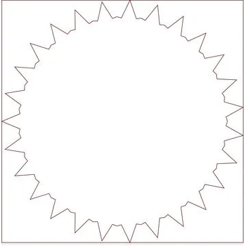 Minimal Red Simple Multi Use Outline Vector Elements with Clean Line Art イラスト素材