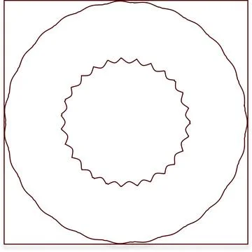 Minimal Red Simple Multi Use Outline Vector Elements with Clean Line Art イラスト素材