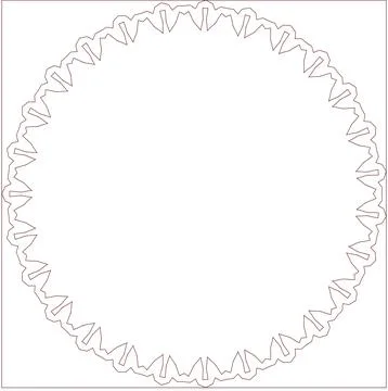 Minimal Red Simple Multi Use Outline Vector Elements with Clean Line Art イラスト素材