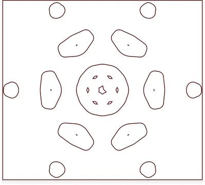 Minimal Red Simple Multi Use Outline Vector Elements with Clean Line Art Stock Illustration