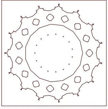 Minimal Red Simple Multi Use Outline Vector Elements with Clean Line Art Stock Illustration