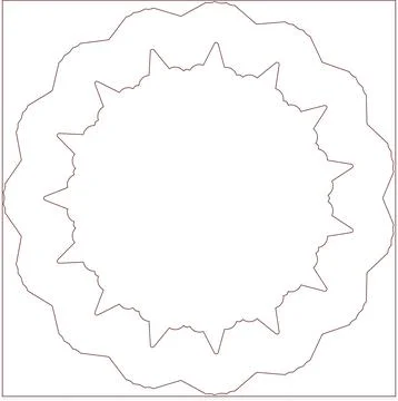 Minimal Red Simple Multi Use Outline Vector Elements with Clean Line Art イラスト素材