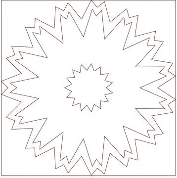 Minimal Red Simple Multi Use Outline Vector Elements with Clean Line Art Stockillustratie