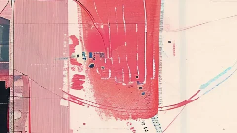 Minimal Retro Grunge Texture Backdrop Stock Footage 299823731