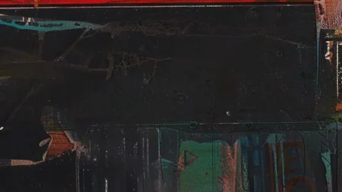 Minimal Retro Grunge Texture Frame Stock Footage 300082271