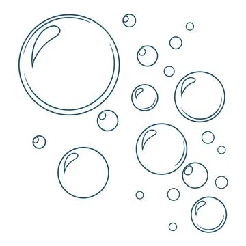 Minimal Rounded Bubble Border Set for Friendly Layouts Illustrazione stock