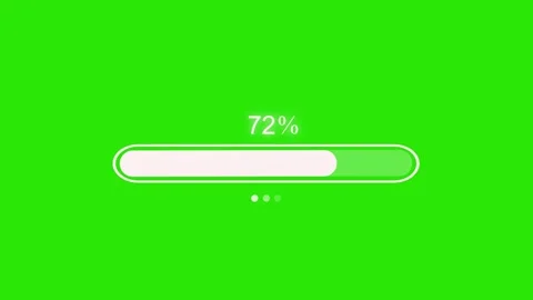 Minimal rounded progress bar animation Stock Footage 329117381