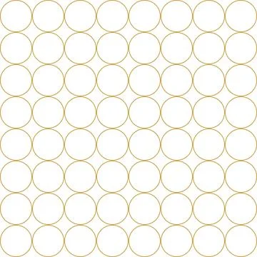 Minimal seamless circle pattern beige gold abstract geometric texture background Illustrazione stock