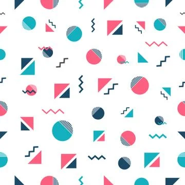 Minimal seamless pattern Stock Illustration
