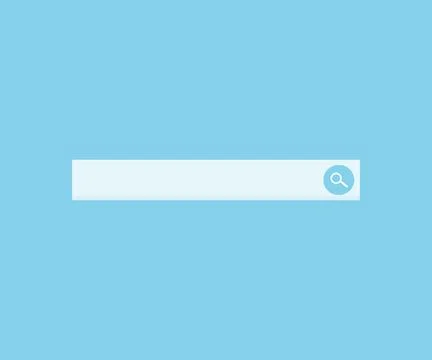 Minimal search bar design element vector design and illustration. Stock Illustration