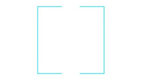 Minimal Selection Frame Overlay, Clean Interface Border, Modern UI Element Illustrazione stock