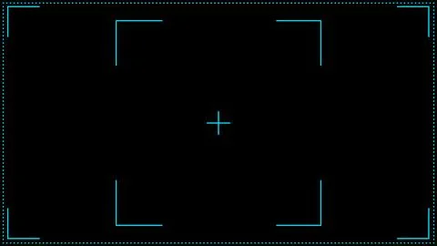 Minimal Selection Frame  Overlay, Cyan Vector Interface Border, Clean Focus.. Stock Illustration