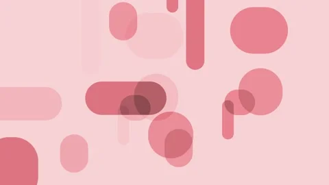 Minimal shape trendy motion background animation red Vidéo 279005514