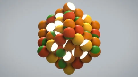 Minimal Shapes 3D Background Stock Footage 310171397