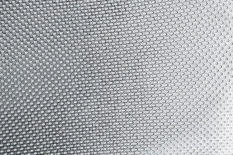 Minimal Silver Metal Texture With Circular Pattern for Modern Background Foto stock