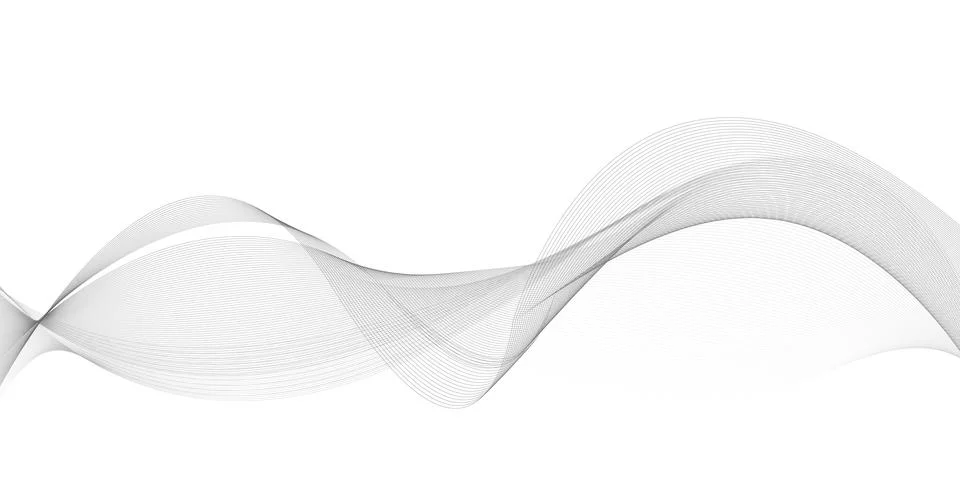 Minimal Silver Wave Background for Elegant Corporate Branding Ilustração Stock