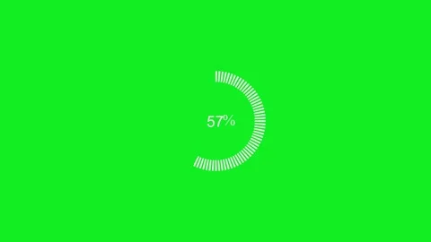 Minimal simple waiting percent loading bar animation Stock Footage 336910869