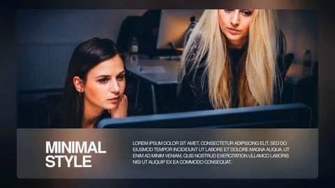 Minimal Slideshow 스톡 After Effects