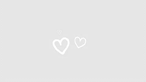 Minimal Small Heart Outline Animation on Transparent Background Stock-Footage 337615191