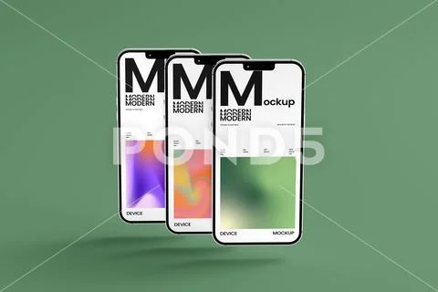 Minimal Smartphone App Mockup PSD Template