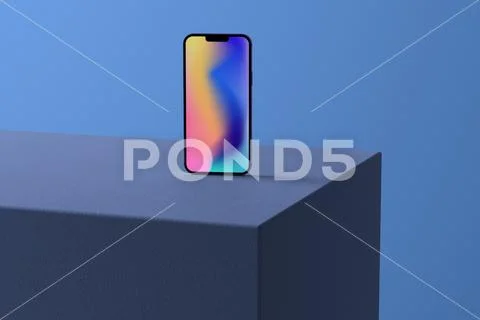 Minimal Smartphone Display Mockup PSDテンプレート