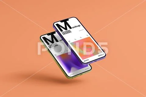 Minimal Smartphone Mockup Template PSD Template