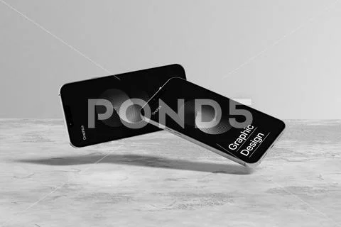 Minimal Smartphone Mockup Template PSD Template