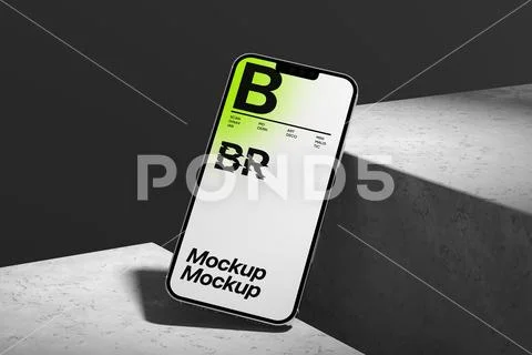 Minimal Smartphone UI Mockup Modello PSD