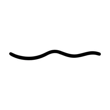 Minimal smooth flow divider vector illustration ideal for modern layouts an.. Stock Illustration