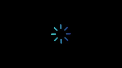 Minimal Spinner Animation | 4K Isolated Loop (After Effects) Stock Footage 312568748