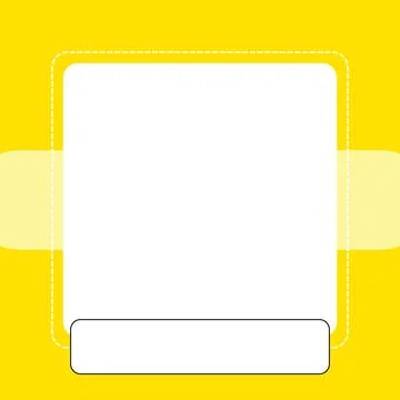 Minimal Square Frame Background Template  Simple Geometric Border Design Stock-Illustration