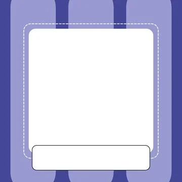 Minimal Square Frame Background Template  Simple Geometric Border Design Stock Illustration