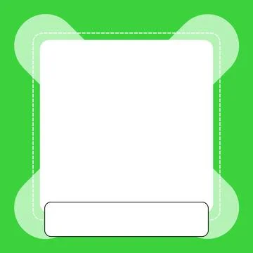 Minimal Square Frame Background Template  Simple Geometric Border Design Stock Illustration