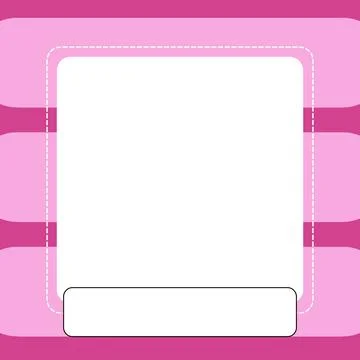 Minimal Square Frame Background Template  Simple Geometric Border Design 스톡 일러스트