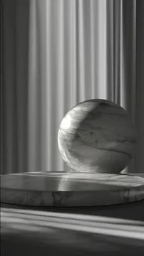 Minimal Standing Geometry Stock Photos