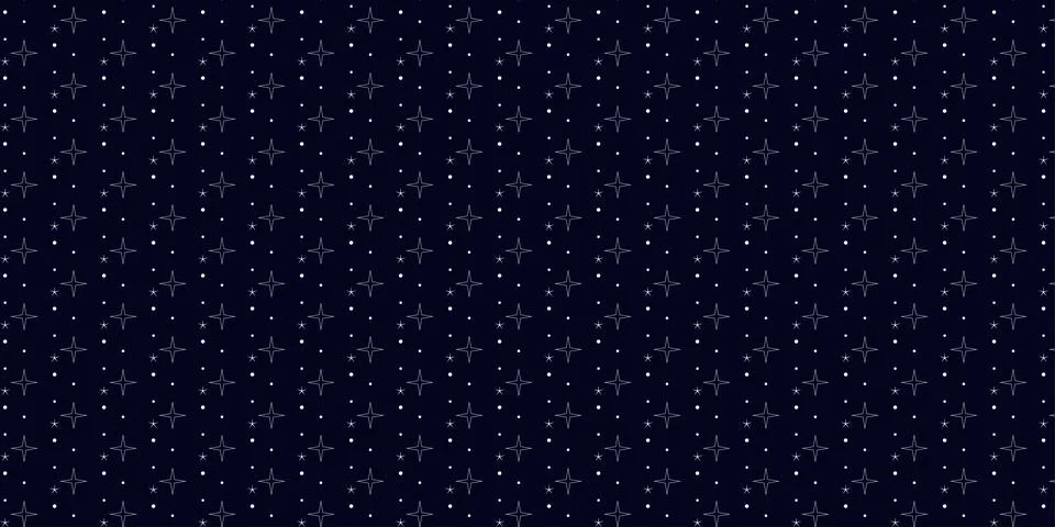 Minimal Starry Background Design Stock Illustration