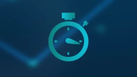 Minimal Stopwatch Timer Animation – Nice moving Background Stock Footage 307905165