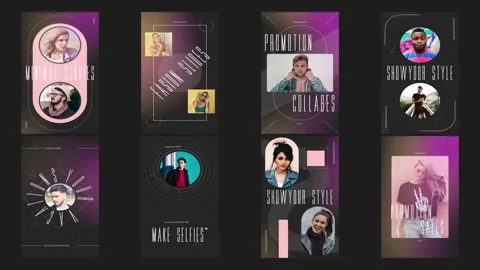 Minimal Stories Posts Stockmateriaal After Effects