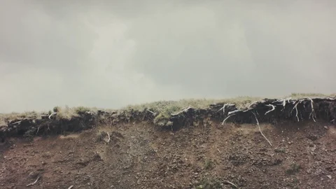 Minimal style background. Sky and earth only. Stock Footage 80559037