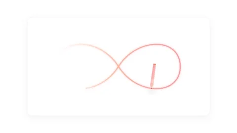 Minimal Stylus Writing Luminous Path on Interactive Whiteboard Surface Stock-Footage 346130861