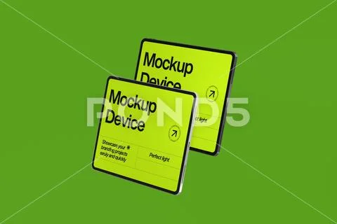 Minimal Tablet Screen Mockup PSD Template