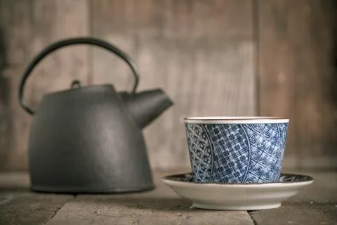 Minimal tea time Stock Photos