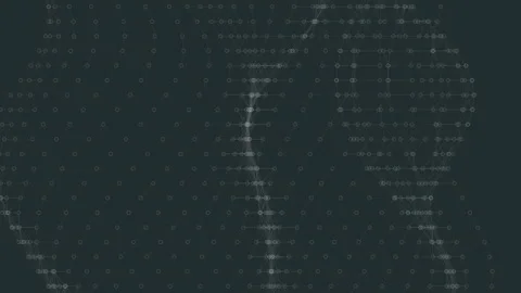 Minimal Tech Data Grid Interface for Corporate Presentations and Text Overlay Stock Footage 336555709