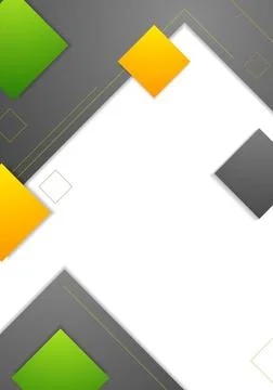 Minimal tech geometric flyer design Minimal tech geometric flyer abstract ... Foto stock