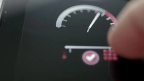 Minimal Technology Dashboard With Checkmark And Grid Elements 4K Stock Footage 341857845
