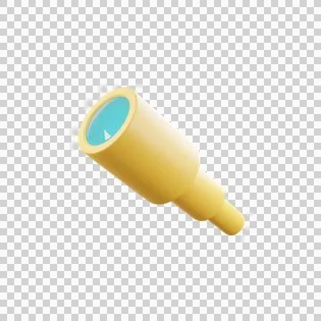 Minimal telescope design Illustrazione stock