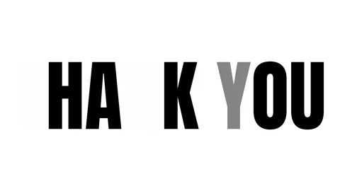 Minimal Thank You Loop Animation  Seamless Clean Style (2) Video stock 306657057